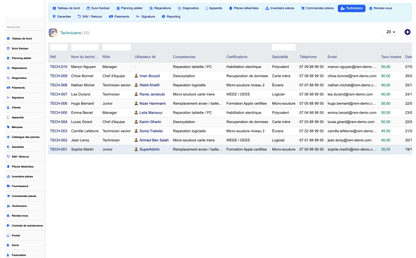 DoliResources - Dolibarr - 14_technicians