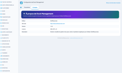DOCK MANAGEMENT - Dolibarr
