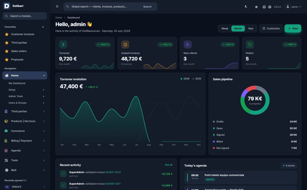 DoliResources - Dolibarr - 15_dashboard_dark_top