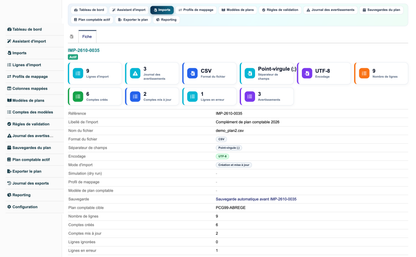 Import Chart of Accounts from CSV or Excel for Dolibarr
