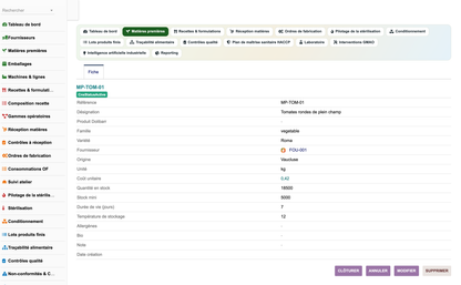 DoliResources - Dolibarr - 15_matiere_premiere_fiche