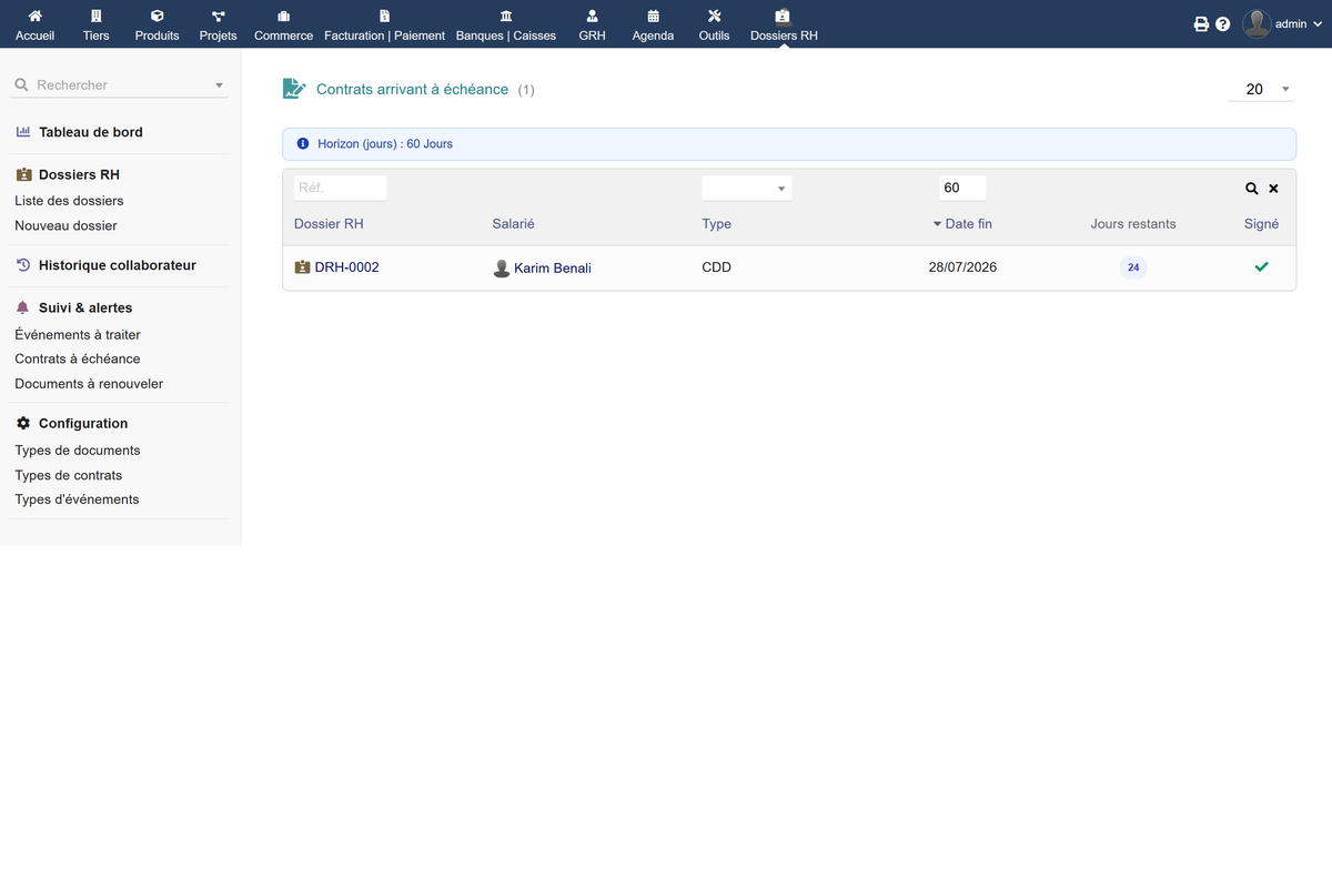 DoliResources - Dolibarr - 16_contrats_echeance