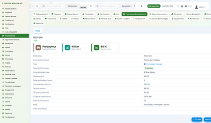 Organic Store Management for Dolibarr