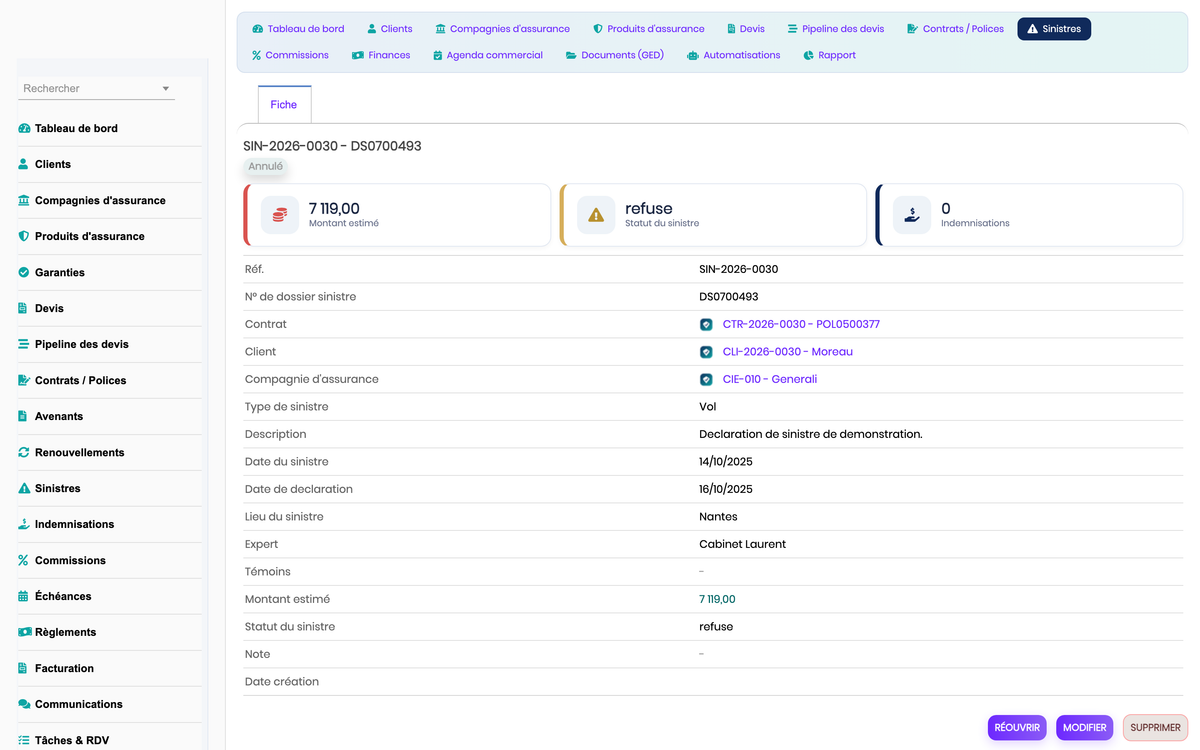DoliResources - Dolibarr - 16_fiche_sinistre