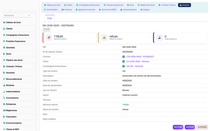 DoliResources - Dolibarr - 16_fiche_sinistre