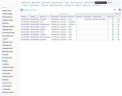 MESSAGING MANAGEMENT - Dolibarr