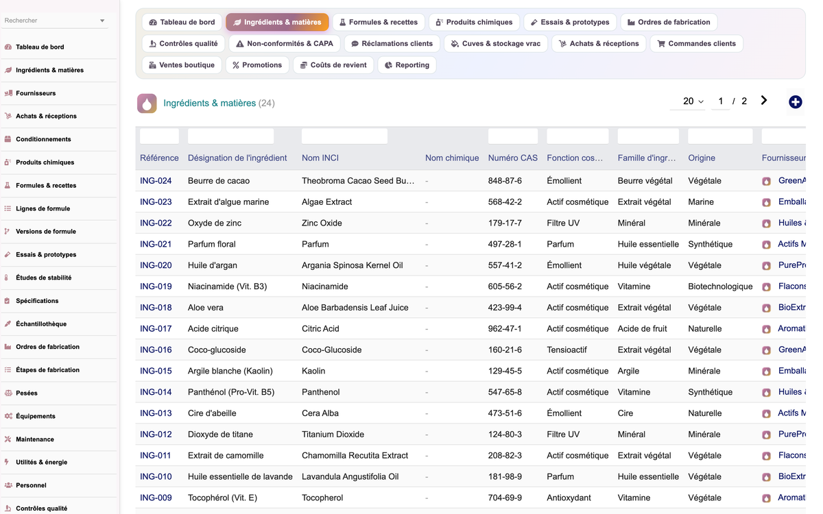 A complete Cosmetics ERP module for Dolibarr