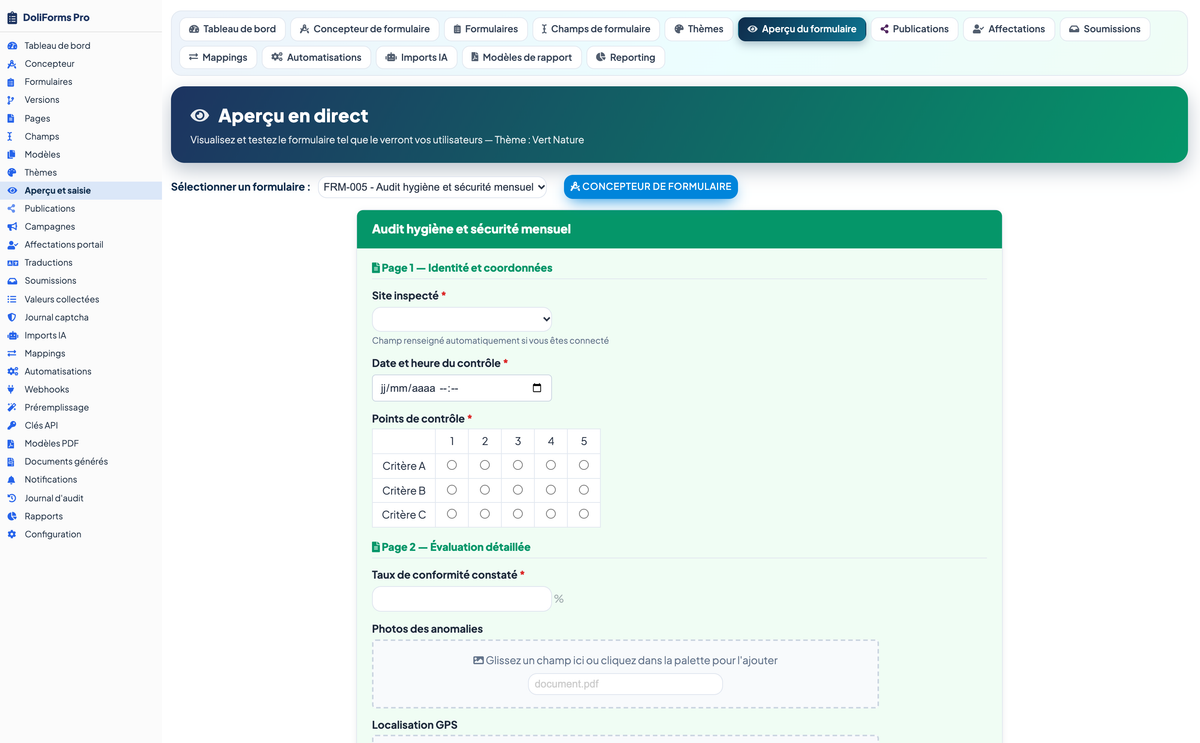 DoliForms Pro Dolibarr