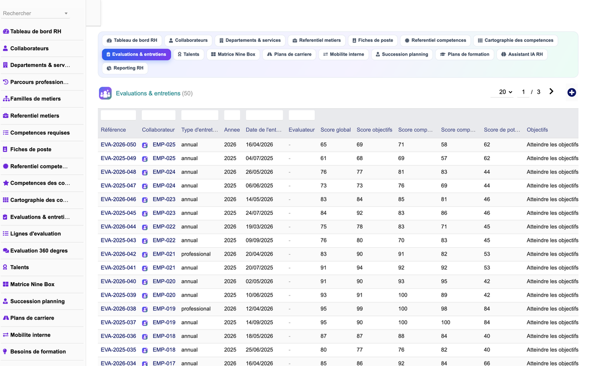 DoliResources - Dolibarr - 17_evaluations_entretiens