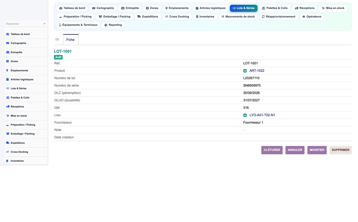 Advanced Warehouse Management System - Dolibarr