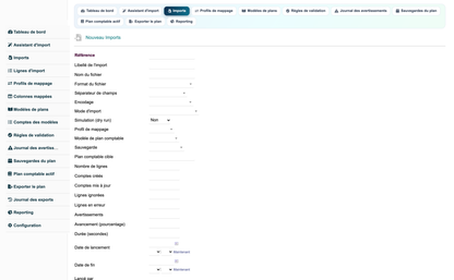 Import Chart of Accounts from CSV or Excel for Dolibarr