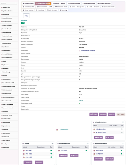 A complete Cosmetics ERP module for Dolibarr