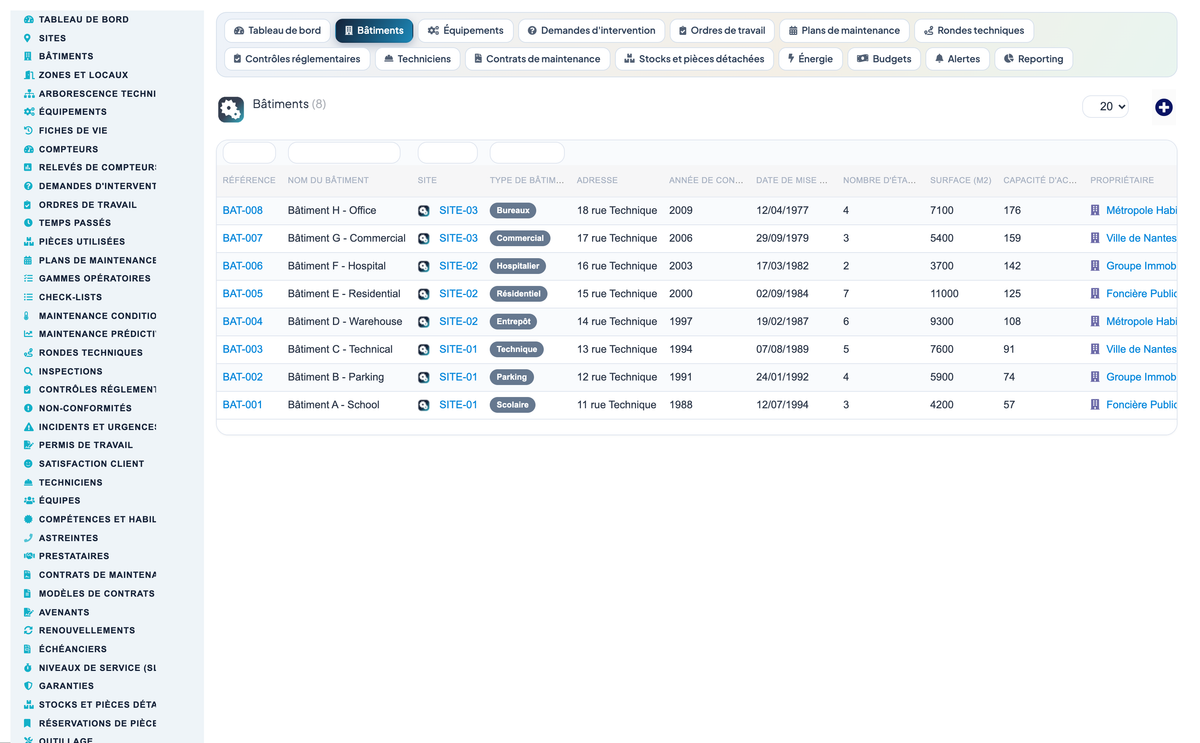Advanced Maintenance Contract Management - Dolibarr