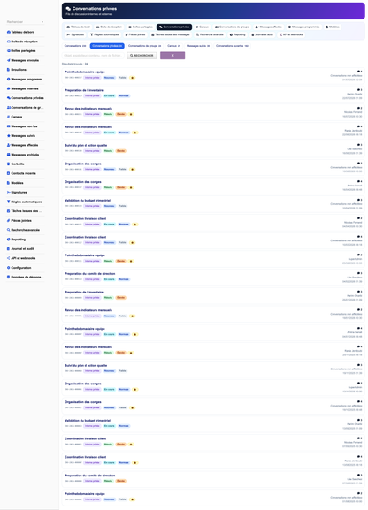 MESSAGING MANAGEMENT - Dolibarr
