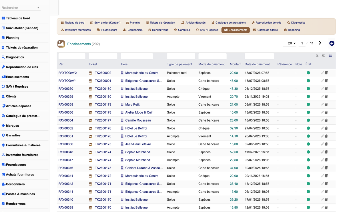 DoliResources - Dolibarr - 18_encaissements