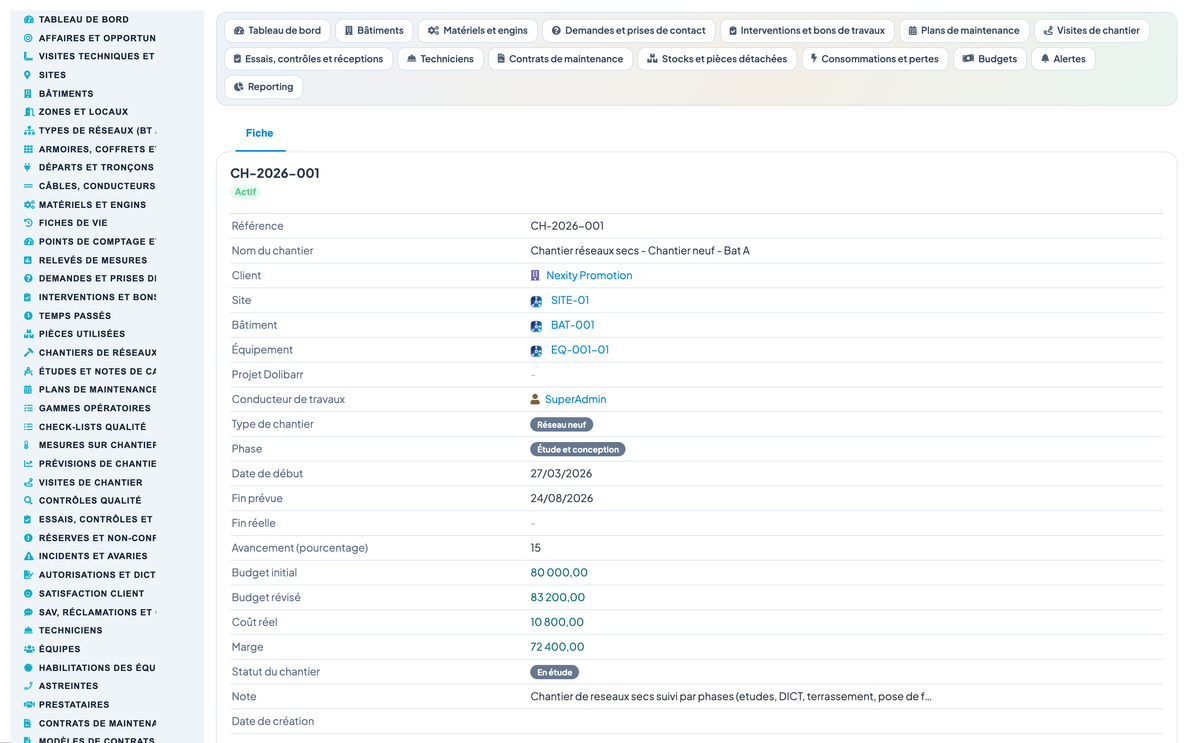Dry Networks Management — Advanced - Dolibarr