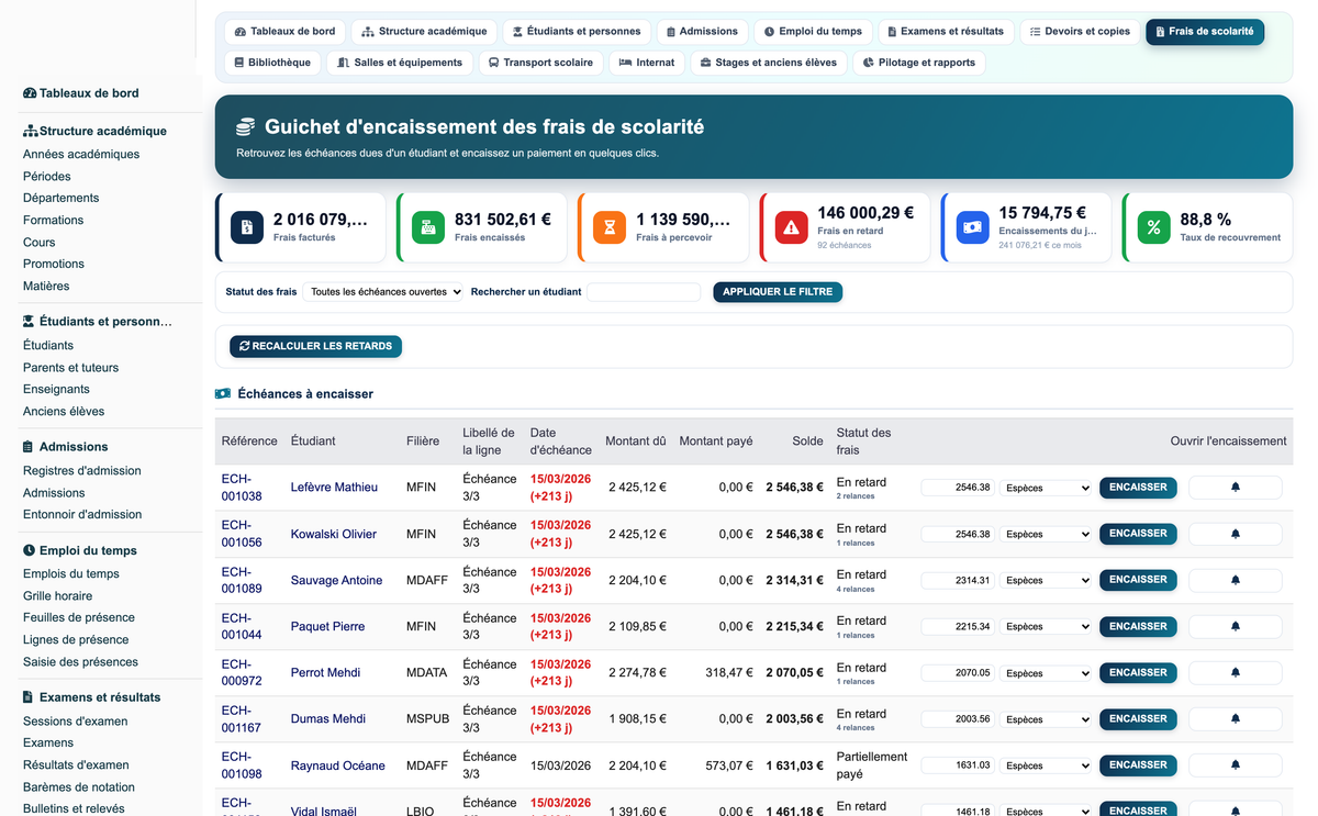Education ERP Pro — school management for Dolibarr