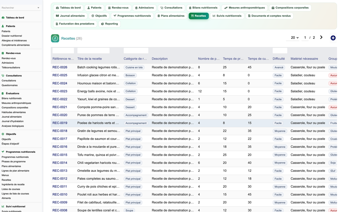 DoliResources - Dolibarr - 18_recettes