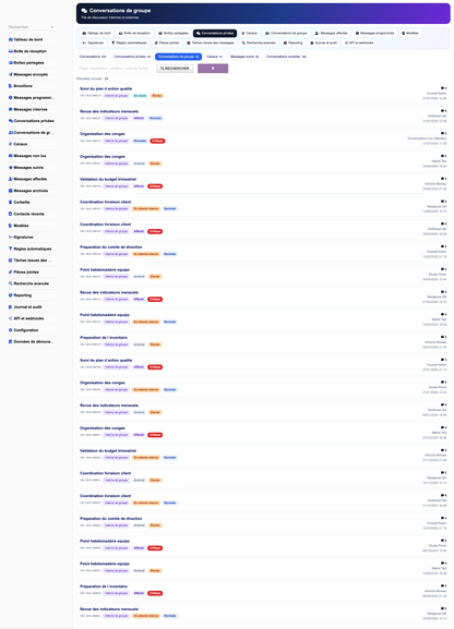 MESSAGING MANAGEMENT - Dolibarr