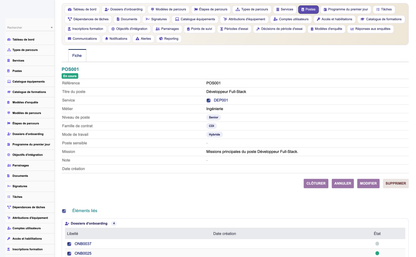 HR Onboarding Management  - Dolibarr