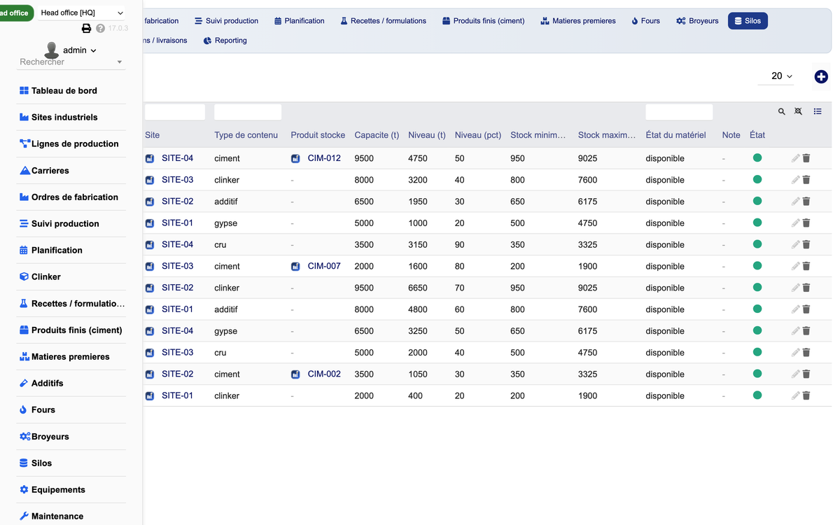 DoliResources - Dolibarr - 19_silos_list