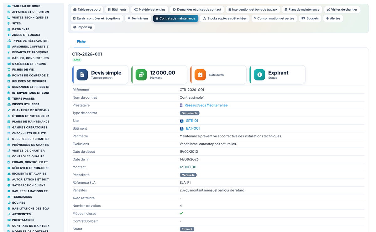Dry Networks Management — Advanced - Dolibarr