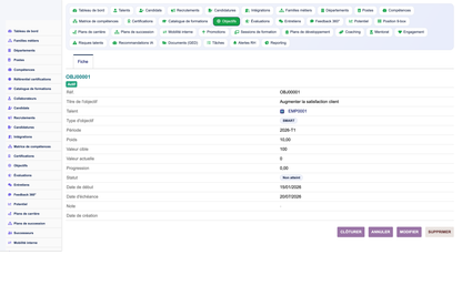 HR Performance Evaluation Management - Dolibarr