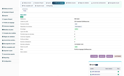 Import Chart of Accounts from CSV or Excel for Dolibarr
