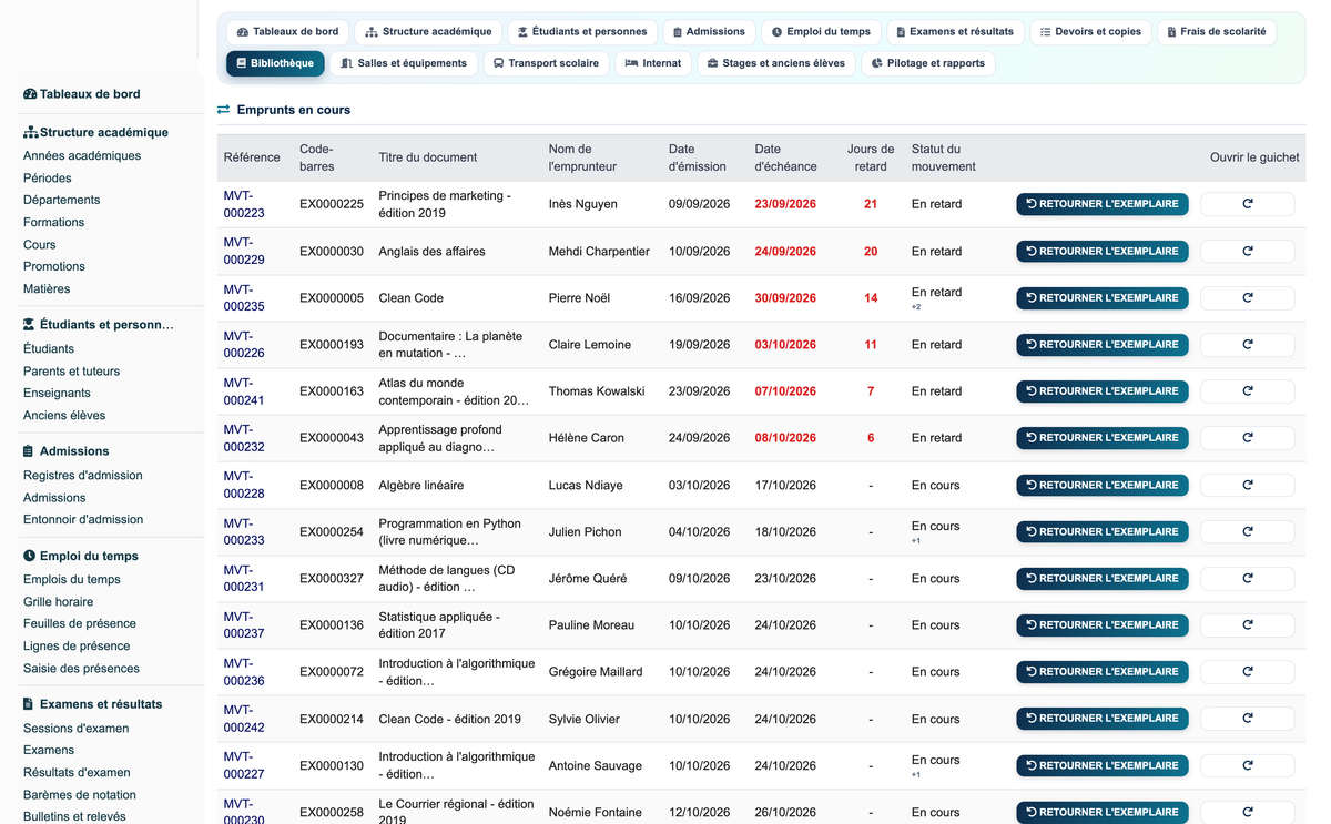 Education ERP Pro — school management for Dolibarr