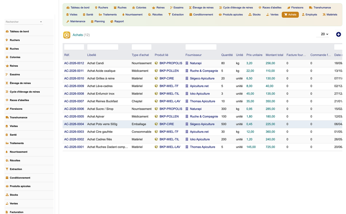 DoliResources - Dolibarr - 22_achats