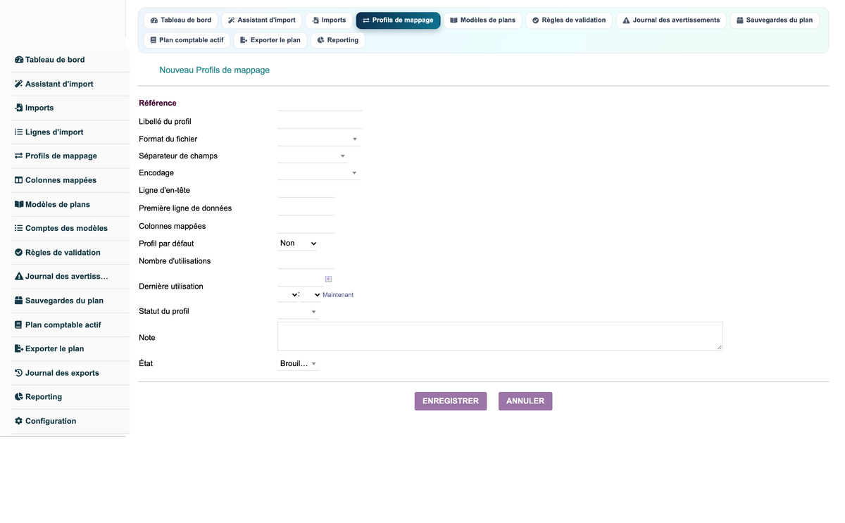 Import Chart of Accounts from CSV or Excel for Dolibarr