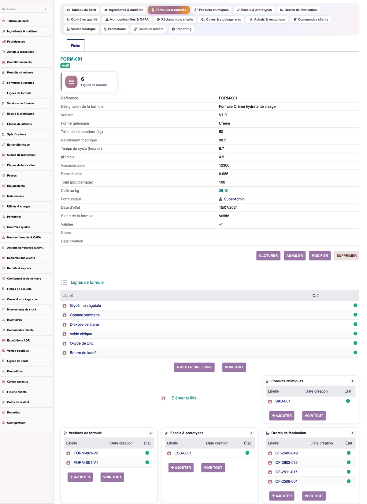 A complete Cosmetics ERP module for Dolibarr