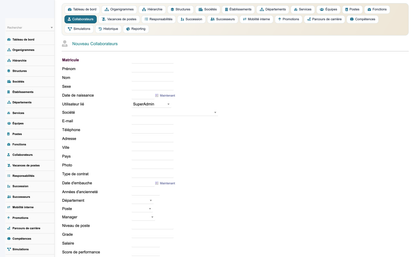 HR Organization Chart Management - Dolibarr