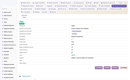 HR Onboarding Management  - Dolibarr