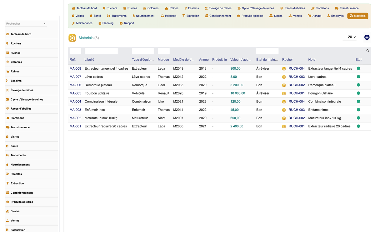 DoliResources - Dolibarr - 23_materiels