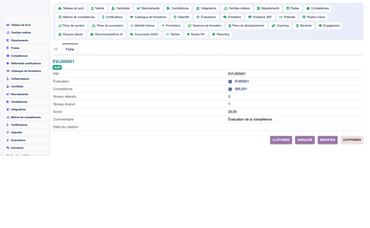 HR Performance Evaluation Management - Dolibarr