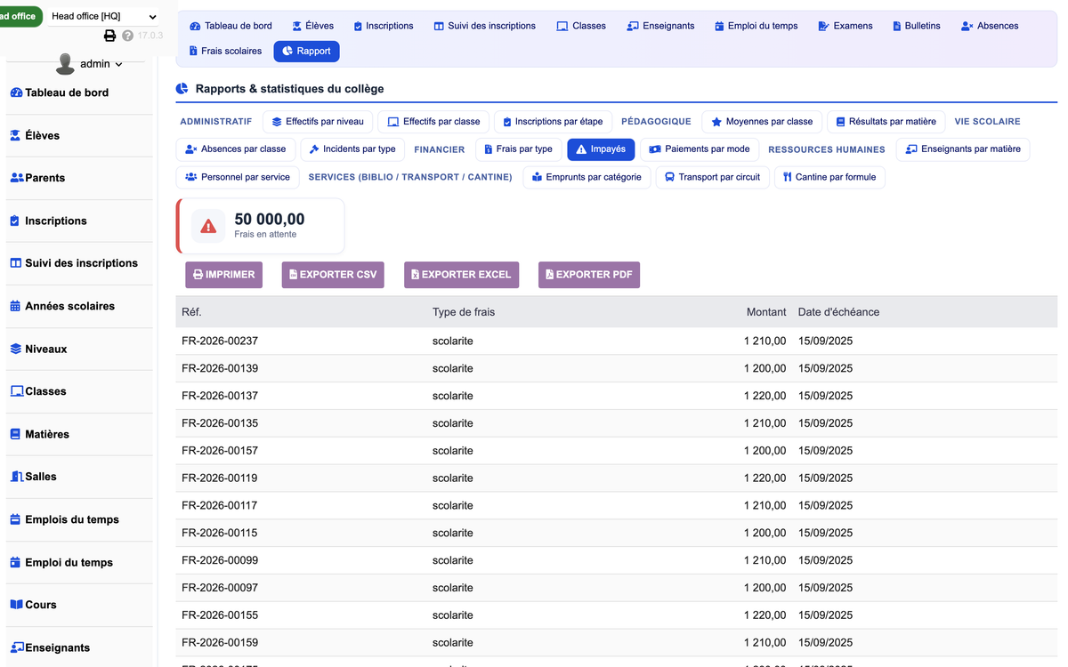 DoliResources - Dolibarr - 25_rapport_impayes