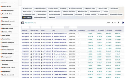 DoliResources - Dolibarr - 26_liste_costing