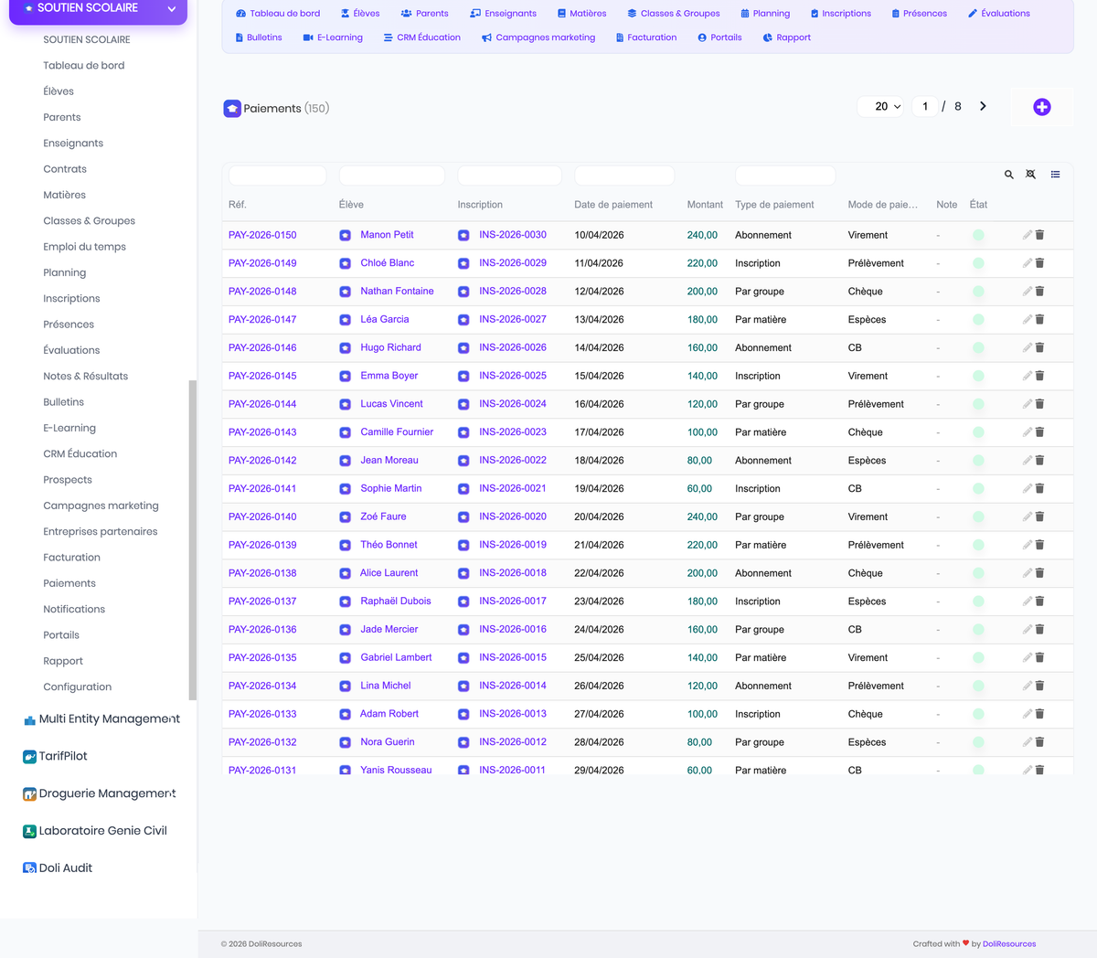 DoliResources - Dolibarr - 26_payments_list_c9ba2816-c9d2-4872-8e21-d72ad2ee2c0f
