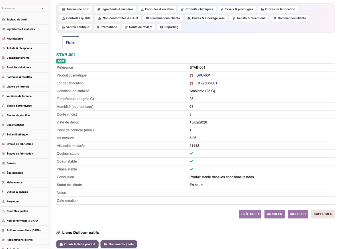 A complete Cosmetics ERP module for Dolibarr