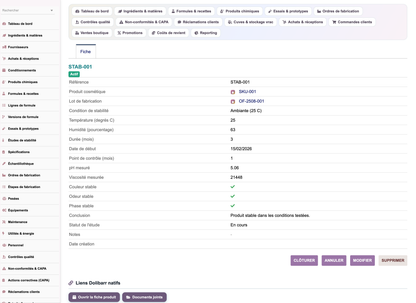 A complete Cosmetics ERP module for Dolibarr