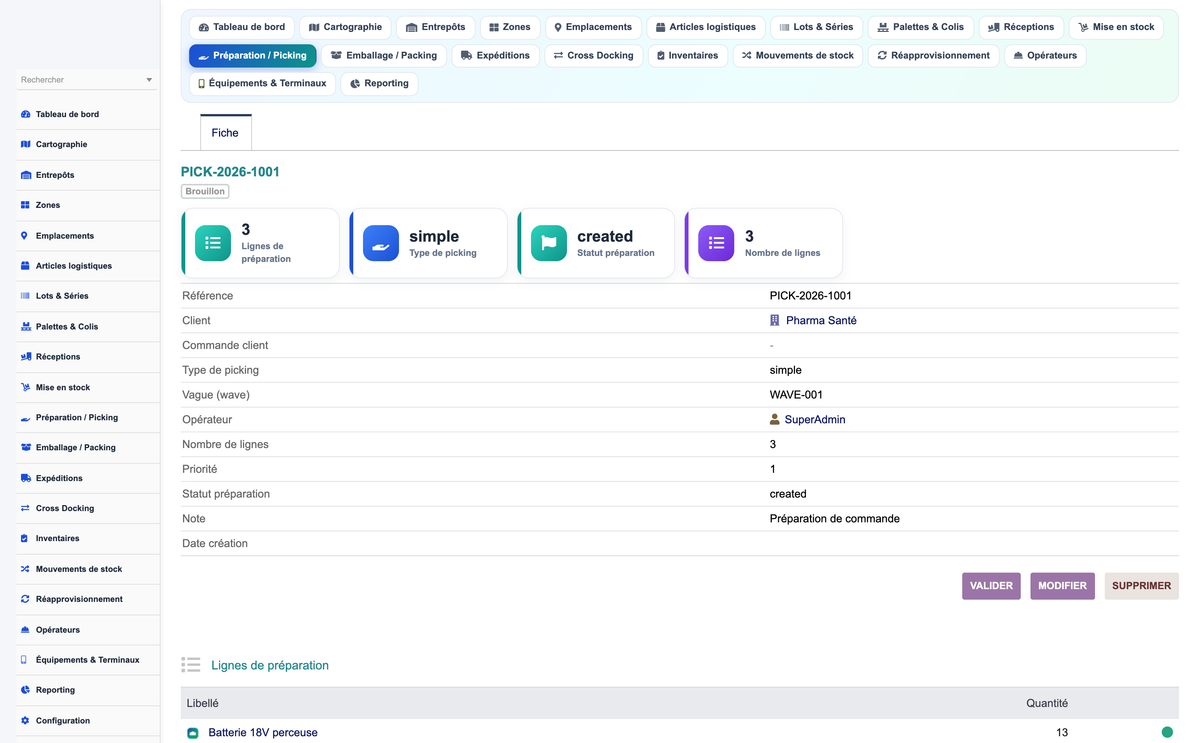 Order Preparation Management - Dolibarr