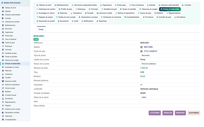 Advanced Payroll Management - Dolibarr