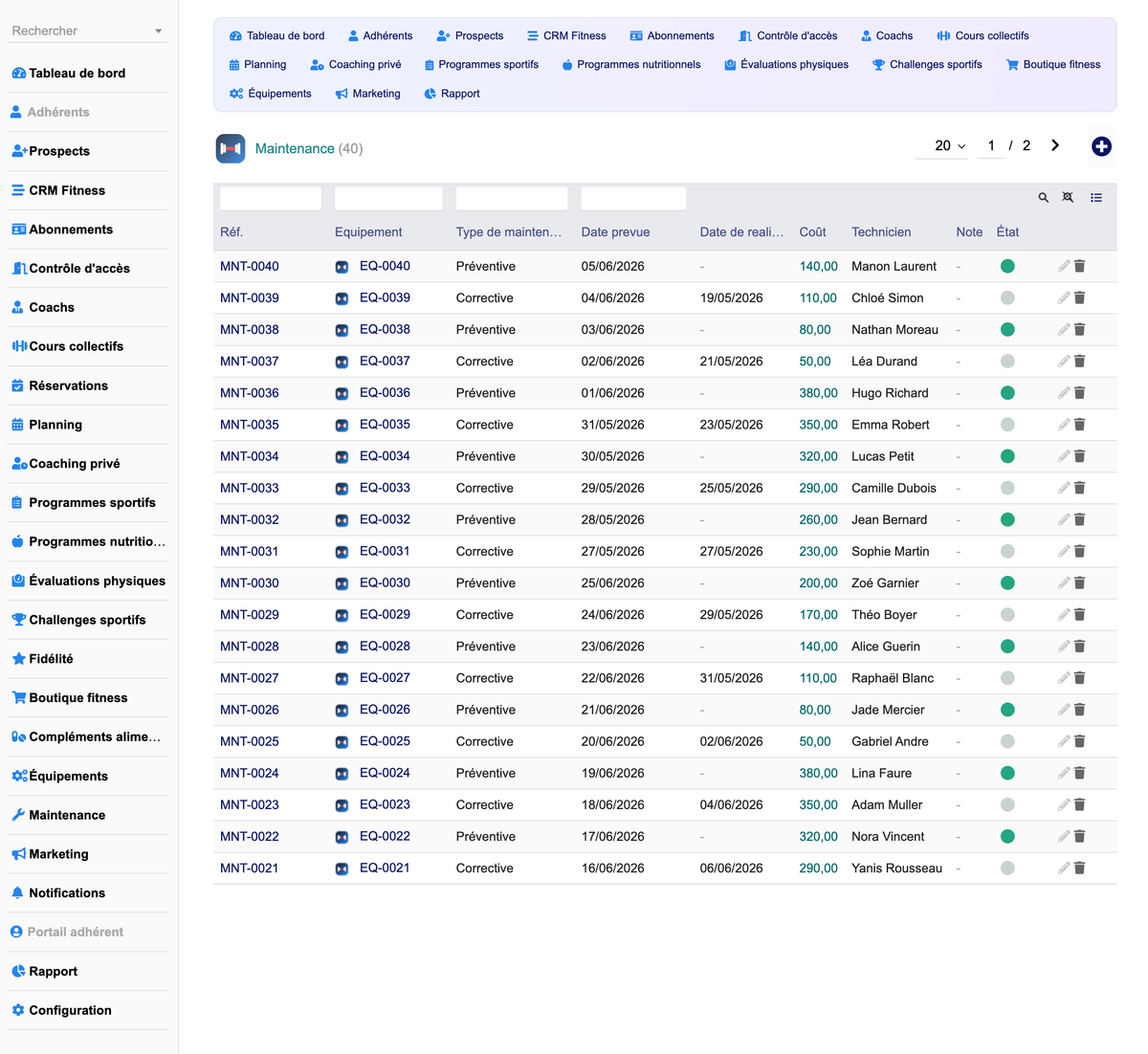 DoliResources - Dolibarr - 28_maintenance_list_7ea3f2b6-fa34-4b47-822e-49ba52eaef9e