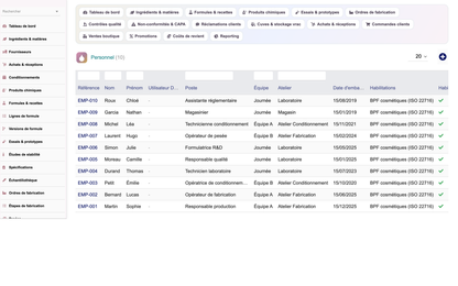 A complete Cosmetics ERP module for Dolibarr