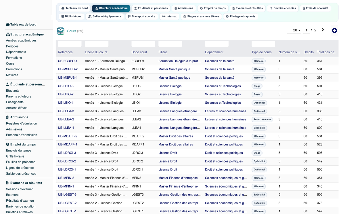 Education ERP Pro — school management for Dolibarr
