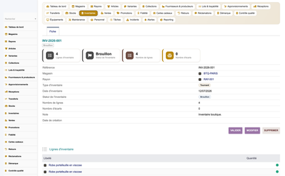 Clothing Store Management - Dolibarr