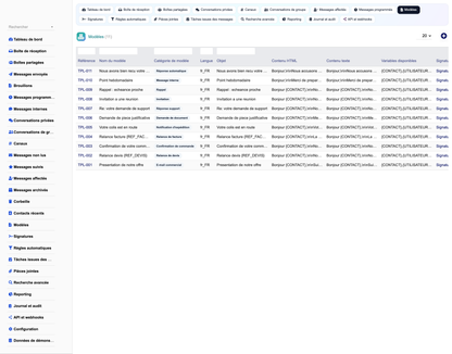 MESSAGING MANAGEMENT - Dolibarr