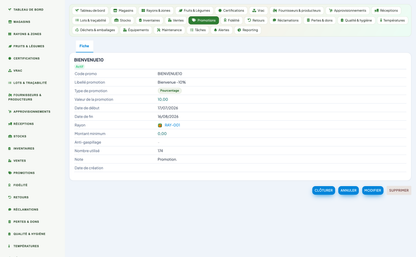 Greengrocer & Fruit-and-Vegetable Management - Dolibarr