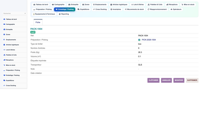 Advanced Warehouse Management System - Dolibarr